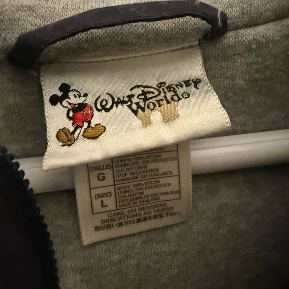 Disney 2000 Vintage Navy and Gray Jacket Size Large - Picture 7 of 7